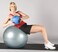 JFIT AntiBurst Gym Ball 45cm Ruby Red