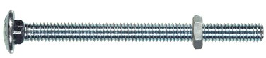Hillman 2150 1024 x 112Inch Carriage Bolt with Nut 20Pack  zinc