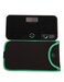 NewlineNY Black Mini Bathroom Scale  Travel Slip Case SBB0718MBK101BG