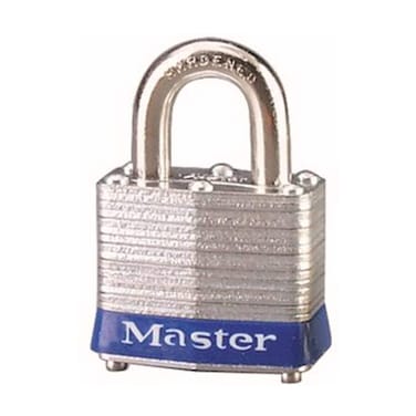 Master Lock 3BLU Laminated Steel Lockout Tagout Safety Padlock with KeyBlue