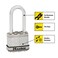 Master Lock M1XDLH Magnum Heavy Duty Padlock with Key 1 Pack Silver
