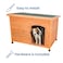 Trixie Natura Vinyl Dog Door Flap Fits 1475 x 215 in Dog House Opening Replacement Doggie Door Flap Clear Plastic