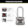Master Lock M1XTRILH Magnum Heavy Duty Padlock with Key 3 Pack KeyedAlikeSilver