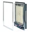 Camco Recess Mounting Kit for Olympian Wave 6 Heaters  Mounts Vertically or Horizontally  Chrome 57692