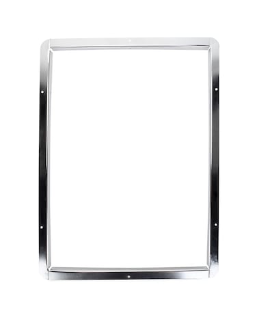 Camco Recess Mounting Kit for Olympian Wave 6 Heaters  Mounts Vertically or Horizontally  Chrome 57692