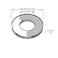 HardtoFind Fastener 014973168865 Specialty Nylon Washers 0525 x 1375 x 0125 Piece10