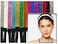 Kenz Laurenz Red Glitter Headbands 12 Pack for Softball Volleyball Basketball Sports Teams