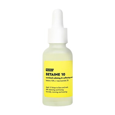 Frankly Betaine 10 Serum  Calm Soften and Restore skins beauty and elasticity  10 Betaine  1 Niacinamide Fusion  Vegan  EWG Green  101 floz
