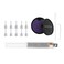 Dermaflage Scar Filler Kit  Bronze Dark  Deep Scar Cover and Waterproof Concealer for Acne Scars Wrinkles and Ice Pick Scars Makeup 1 mo supply