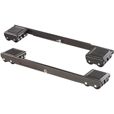 SoftTouch 18 14 to 28 Expandable HeavyDuty Appliance Rollers 3000lb Load Capacity Brown 1 Pack