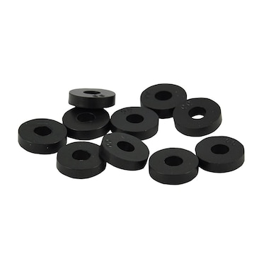Danco 88569 Rubber Flat Washer 12Inch 10Pack Carded  Black