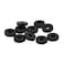 Danco 88569 Rubber Flat Washer 12Inch 10Pack Carded  Black