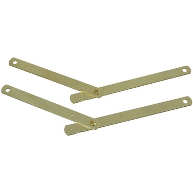 National N242230 912 Brass Table Leg Brace Pack of 2