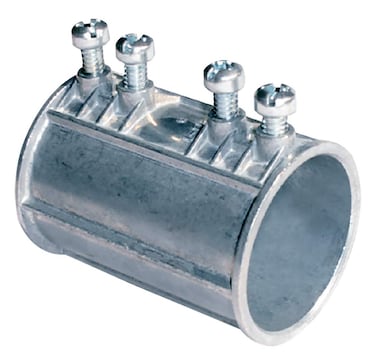 Sigma Engineered Solutions ProConnex 55245M EMT Set Screw Coupling 2Inch 1Pack Gray