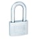 FJM Security SPRM60 2 High Security Long Shackle Chrome Heavy Duty Padlock