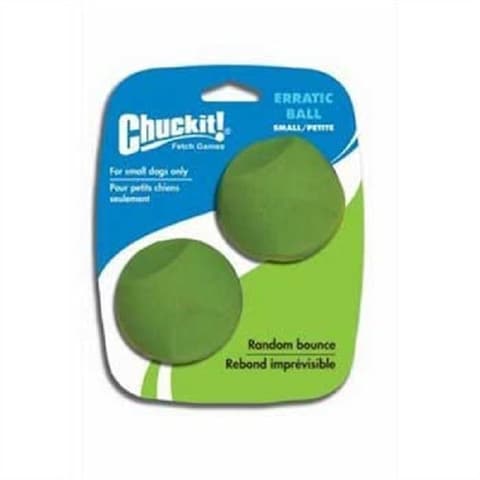 ChuckIt Erratic Ball Dog Toy Small 2 Pack