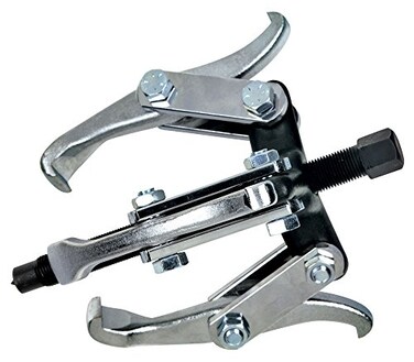 Alltrade 648648 Kit 17 Combination Reversible Jaw Gear Puller Tool Set Silver 6 in