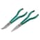 SK Tools USA 2 Piece Extra Long Needle Nose Pliers Set 11 Straight  11 45 Degree Angled Tip  17832