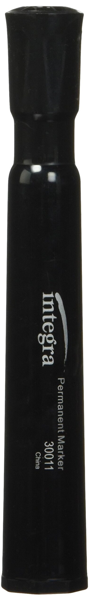 Integra Permanent Marker Chisel Tip Black ITA30011