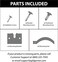 Viper by GLD Products Dartboard Mounting Hardware Kit Silver