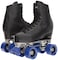 CHICAGO Skates Premium Black Quad Roller Skates for Boys and Men Beginners Classic Adjustable HighTop Design for Indoor or Outdoor Skates and Roller Derby