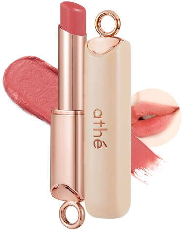 ATH Authentic Airy Lip Balm 06 HAZE Korean Vegan Color Lip Blam FlakeFree Slim Fit Lips Silky Powdery Finish  Airlike Blurring with Vibrant Colors 011oz