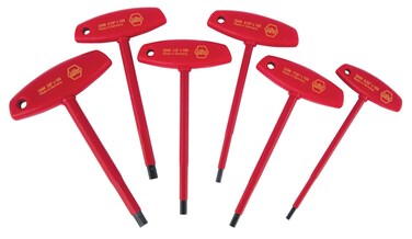 Wiha 33490 THandle Hex Driver Set Inch 1000 Volt 6 Piece