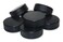 AR Sports Ice Hockey Puck Pack of 6 Black