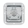 Reliable Hardware Company RHA3020A Medium Recessed Latch zinc