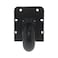 Reliable Hardware Company RH9024BKA Recessed Tilt Caster  black