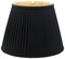 Royal Designs Inc Deep Empire Side Pleated Basic Lamp Shade BS72914BLKGL 9 x 14 x 105 Black with Gold
