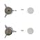 DANCO Durable Metal Constructed Handles for Sayco Faucets Chrome 138Inches x 2Inch 1Pair 88084