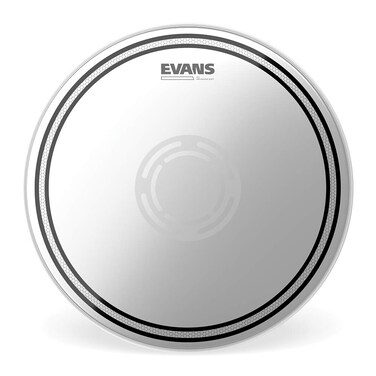 Evans EC Reverse Dot Snare Drum Head  14 Snare Drum Head  Featuring Reverse Dot for Durability Focus Attack  Coated with 2 Plies  14 Inch