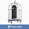 Black Garment Bag for Travel and Storage with Zipper for Suits Tuxedos Dresses and Coats 24 inch x 54 inch