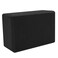 Crown Sporting Goods Large High Density Black Foam Yoga Block 9 in x 6 in x 4 in