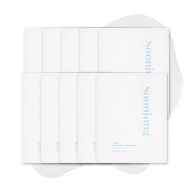 ETUDE Soonjung Sheet Mask Panthensoside 10 pcs SET 23AD  Hydrating and Soothing Facial Sheet Mask for a Skin SOS Solution