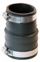 Fernco P105922 Flexible PVC Coupling For 2 Plastic Socket to Pipe Plumbing Connections