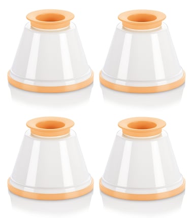 Tescoma 63059100 Panna Cotta Mold Set of 4 Cups with Lid