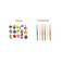 VICOVI 15000 Colorful Rubber Loom Bands Refill Kit for Boy Girl DIY Craft Gift Set Include  500 Cute Clips 6 Hooks  15 Charms