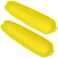 Chef Craft Select Plastic Corn Cob Dishes 95 inches in length 2 piece set Yellow