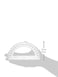 Sparco 01490 Plastic Protractor 6Inch Ruler Base Clear