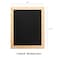 Plaid Double Sided Framed Chalkboard 85X105 1 Pack