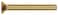 The Hillman Group 2091 Brass Flat Head Slotted Machine Screw 832 x 34 40Pack