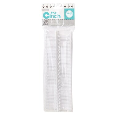 We R Memory Keepers Cinch Book Binding Wire 1Inch White 2 Pack