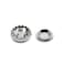 Dritz 21318 Half Ball Cover Buttons Size 18  716Inch 5Sets