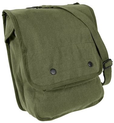 Rothco Canvas Map Case Shoulder Bag Olive Drab