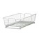 ClosetMaid Pull Out Cabinet Organizer Heavy Duty Slide Out Pantry Shelves Drawers for Kitchen Bathroom White 11Inch One Tier