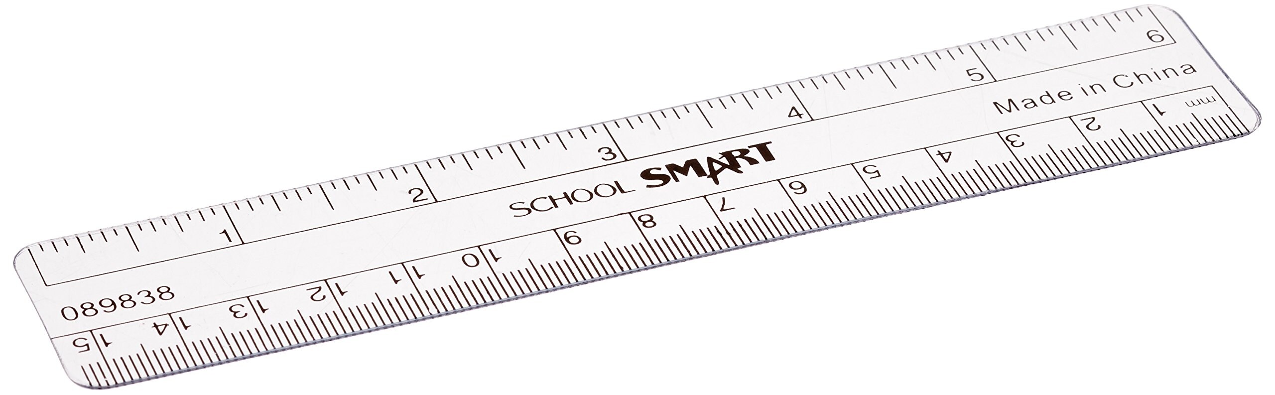 Plastic Food Service Ruler Buy School Smart Plastic Ruler Flexible 6 in L Clear Online | Carrefour UAE