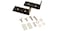 Rhino Rack Universal Awning Bracket Kit  Channel Awning Mount fits Most awnings Including The Sunseeker Range  31111 Black Suitable for up to 25m Awnings
