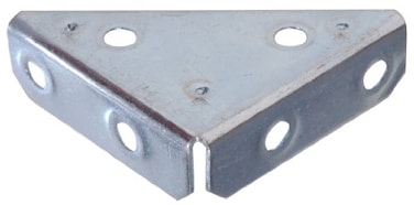 The Hillman Group 851144 3 Heavy Duty Corner Brace Zinc Plated